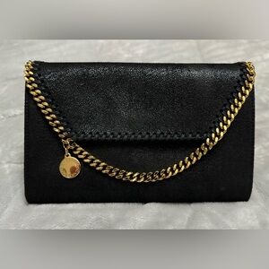 Stella McCartney Black Clutch/Shoulder Purse